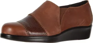 SAS Women's Taylor Comfort Wedge Slip-On Shoes with Tassels - Leather Upper