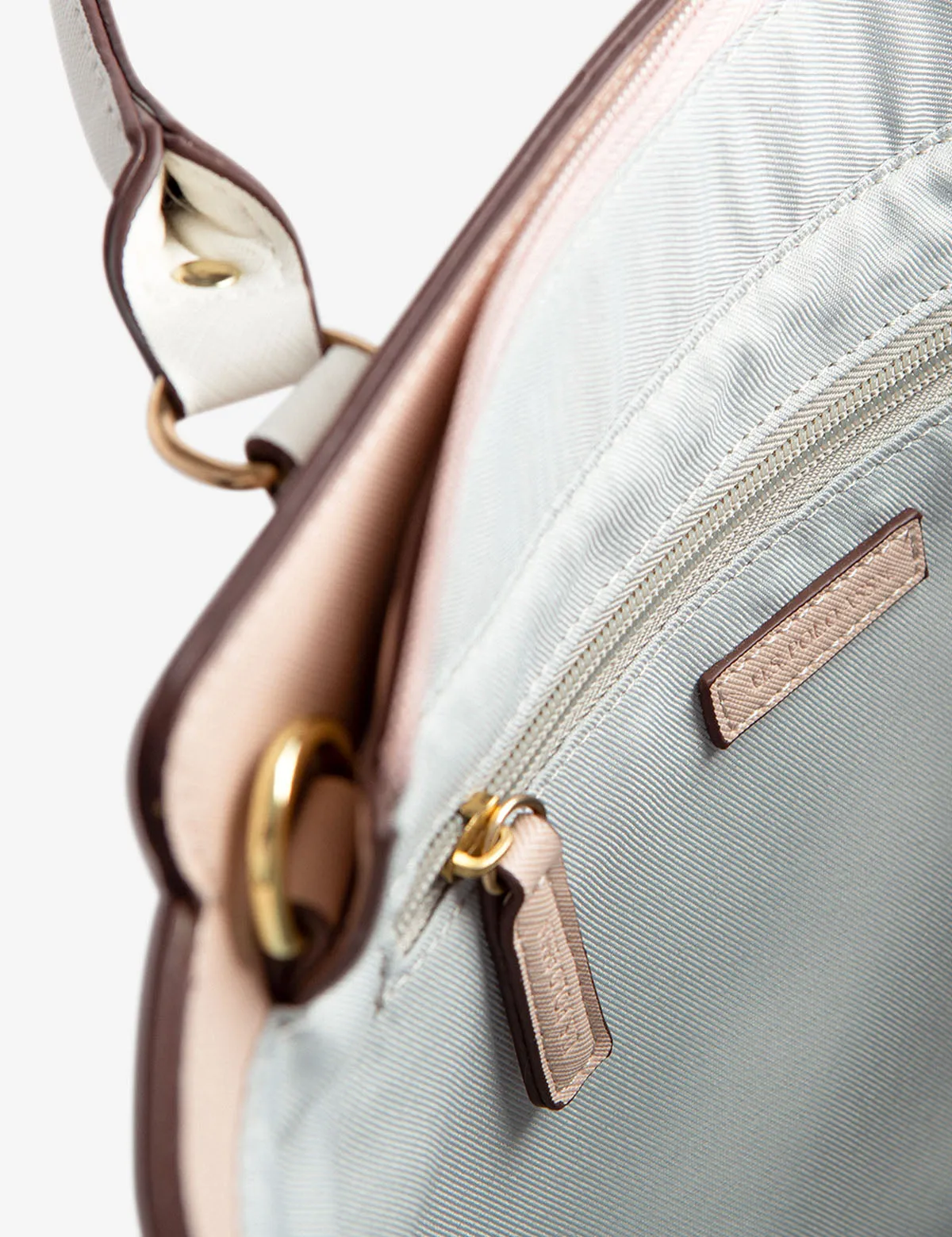 SATCHEL HAND BAG WITH BELTED LOCK