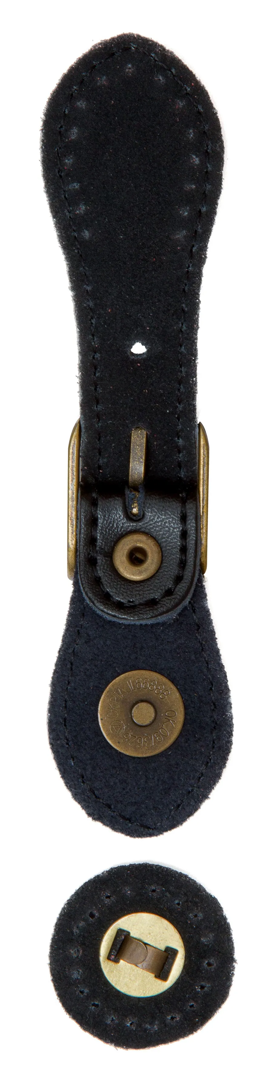 Sew On Genuine Leather Buckle Magnetic Closure Replacement