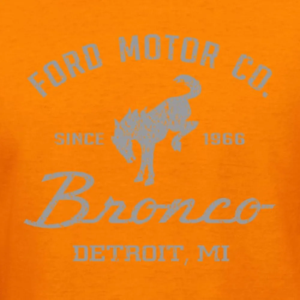 Shark & Hammer Ford Motor Co Detroit Michigan, Classic Bronco 1966 Cars and Trucks Crewneck Sweatshirt