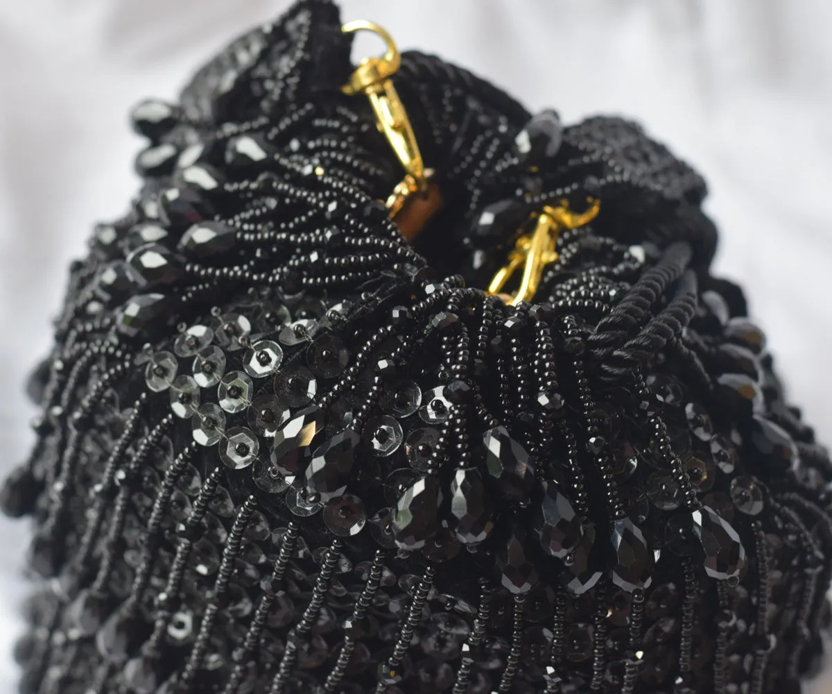 Shayna Bucket Bag – Midnight Black