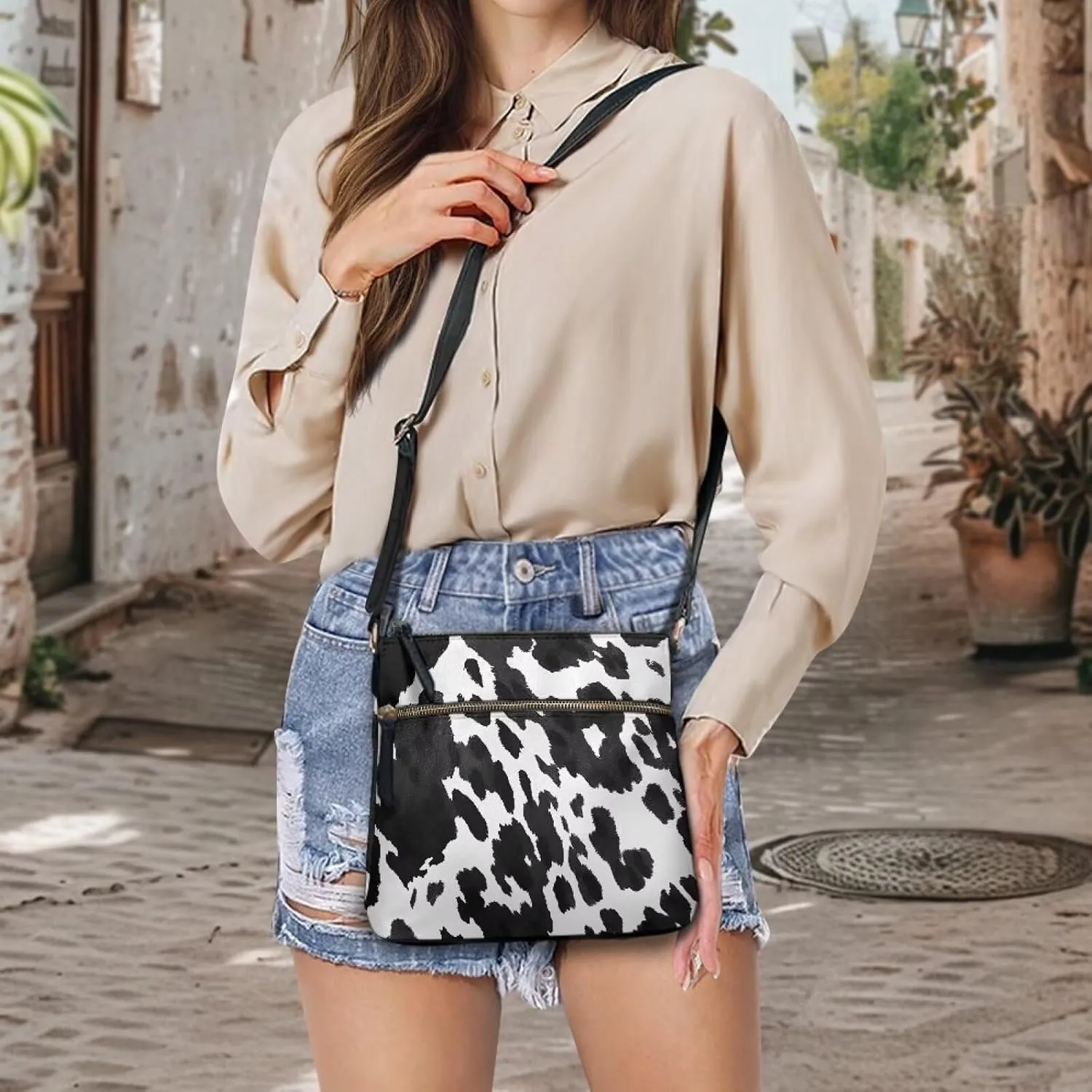 Shoulder Bag for Women Crossbody Pu Leather Bucket Tote Purse and Handbags Large Satchel Work Shoulder Bags