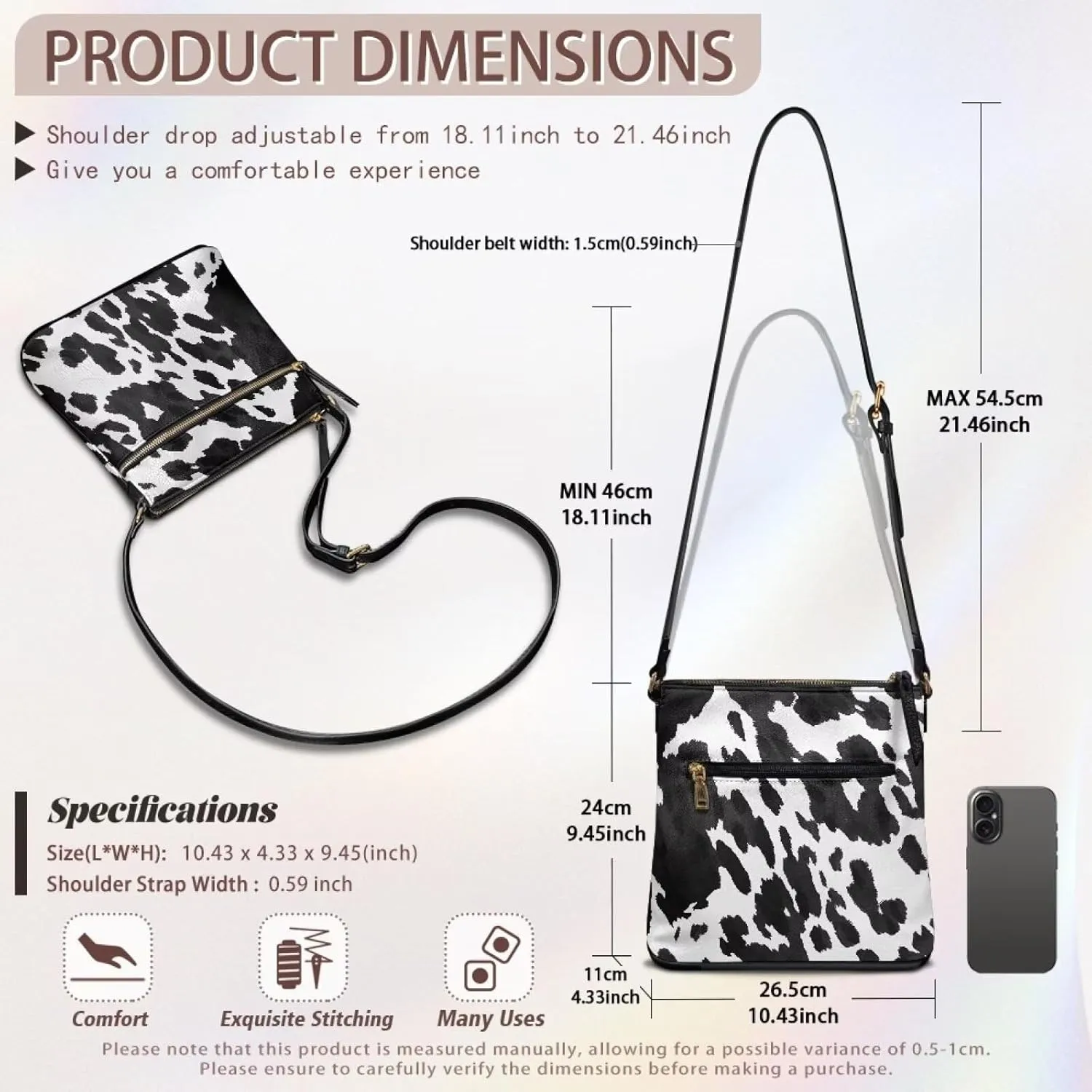 Shoulder Bag for Women Crossbody Pu Leather Bucket Tote Purse and Handbags Large Satchel Work Shoulder Bags