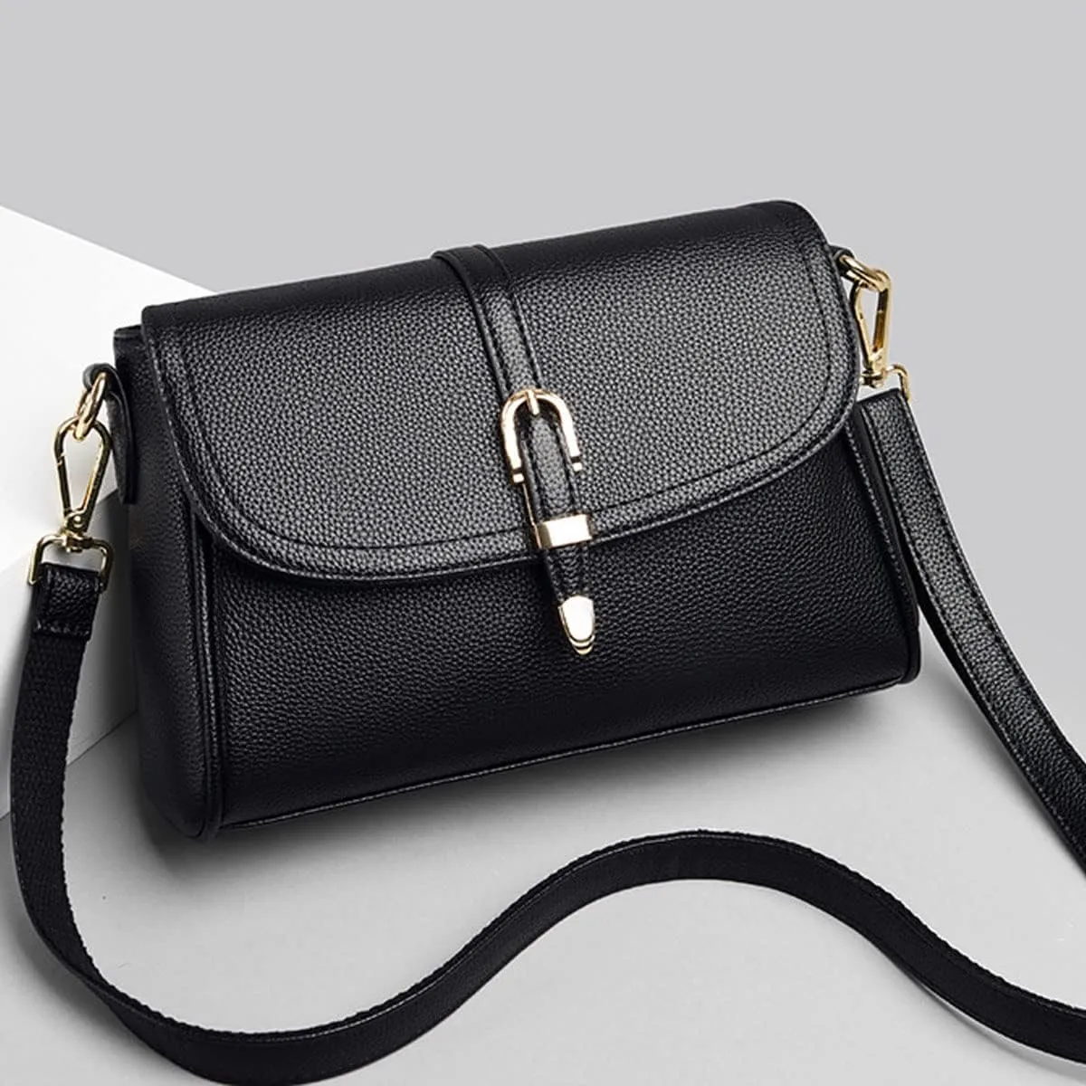 Shoulder Bags and Purses for Women PU Leather Satchel Multi-pocket Crossbody Bag Tote 2 Detachable Shoulder Straps