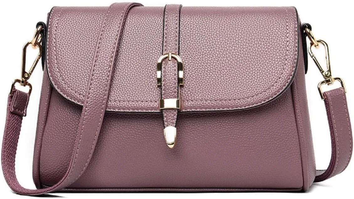 Shoulder Bags and Purses for Women PU Leather Satchel Multi-pocket Crossbody Bag Tote 2 Detachable Shoulder Straps