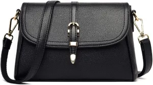 Shoulder Bags and Purses for Women PU Leather Satchel Multi-pocket Crossbody Bag Tote 2 Detachable Shoulder Straps