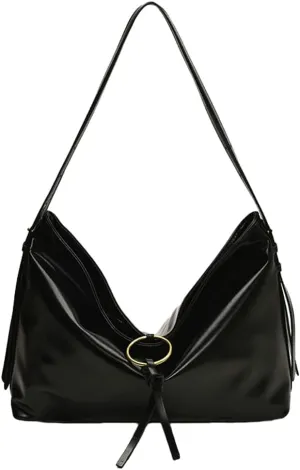 Shoulder Purse Hobo Bag for Women Soft Vegan Leather Shoulder Handbag Slouchy Tote Crossbody Bag Y2K Handbags