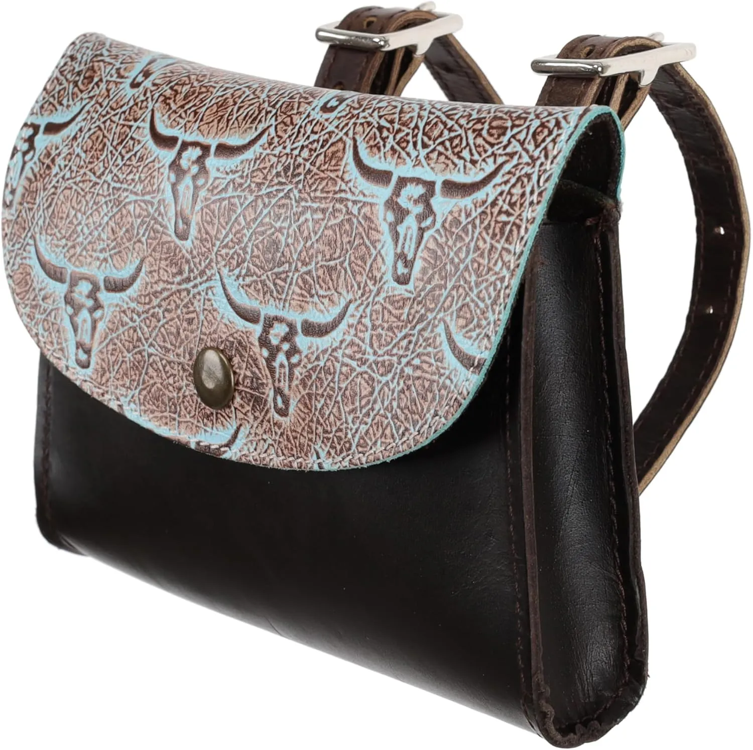 Showman Weathered Steer Leather Pommel Pouch