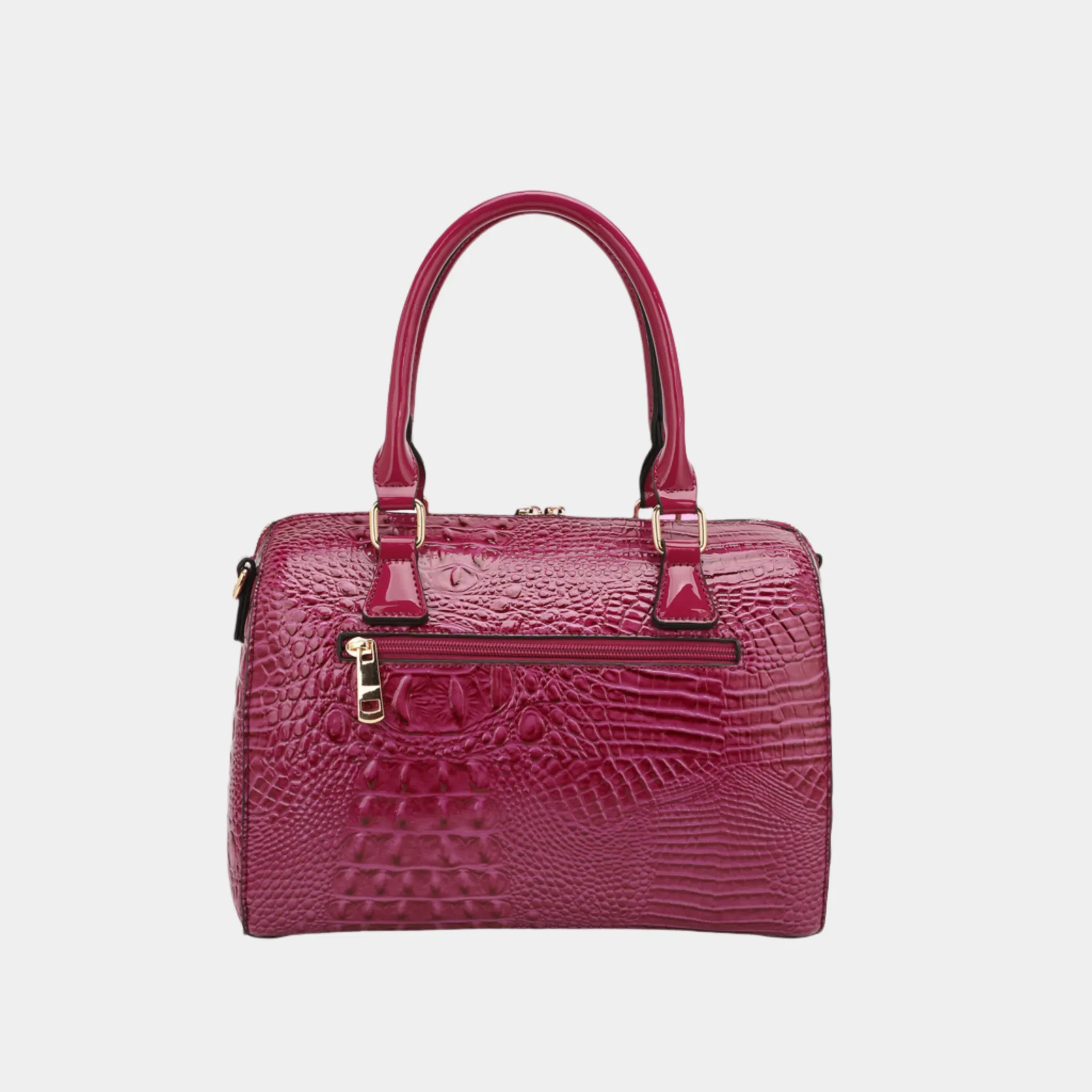 Sienna Exclusive Luxe Croc-Embossed Satchel Set