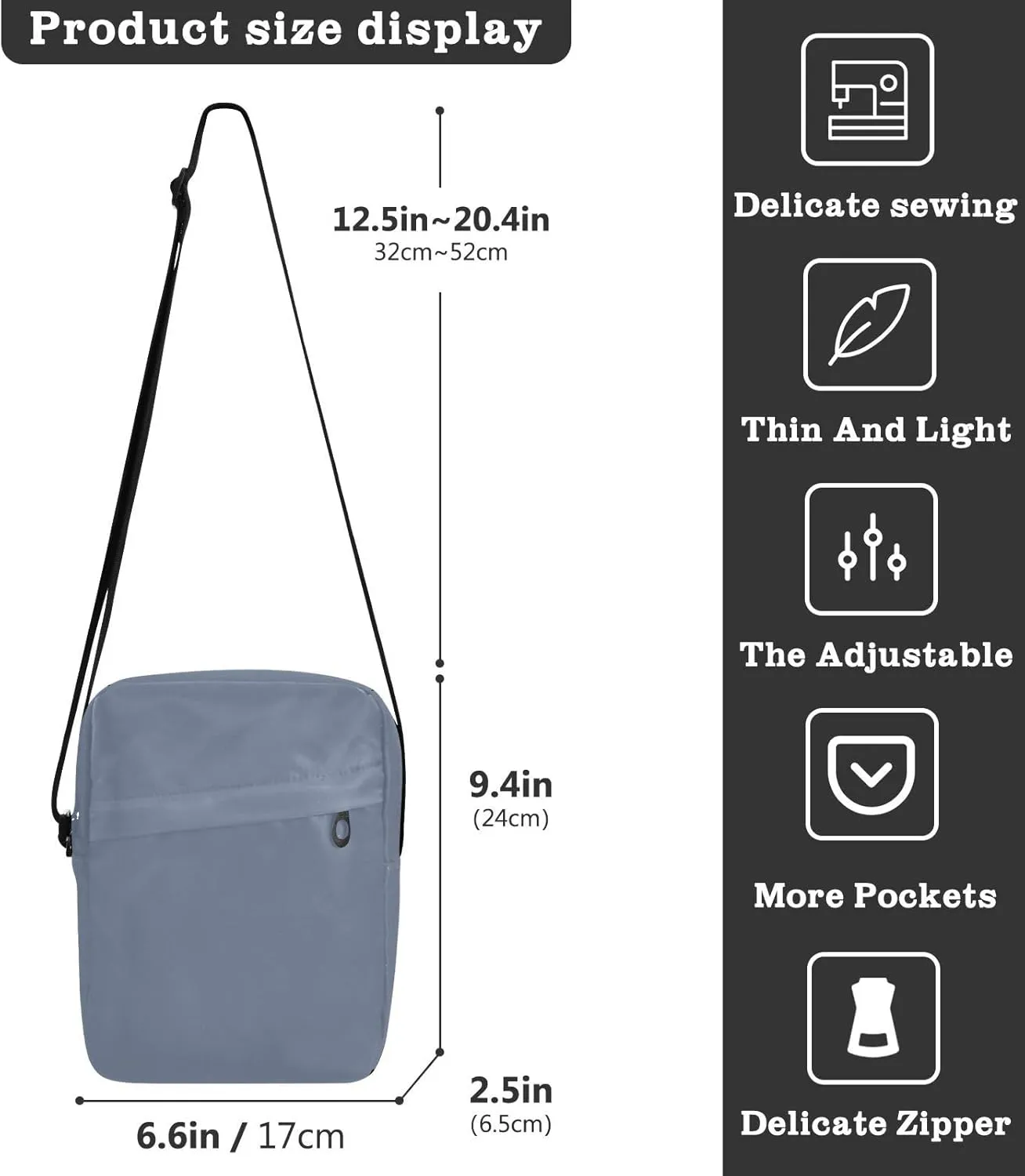 Sinestour Yellow Messenger Bag for Women Men Crossbody Shoulder Bag with Adjustable Strap for Work Business