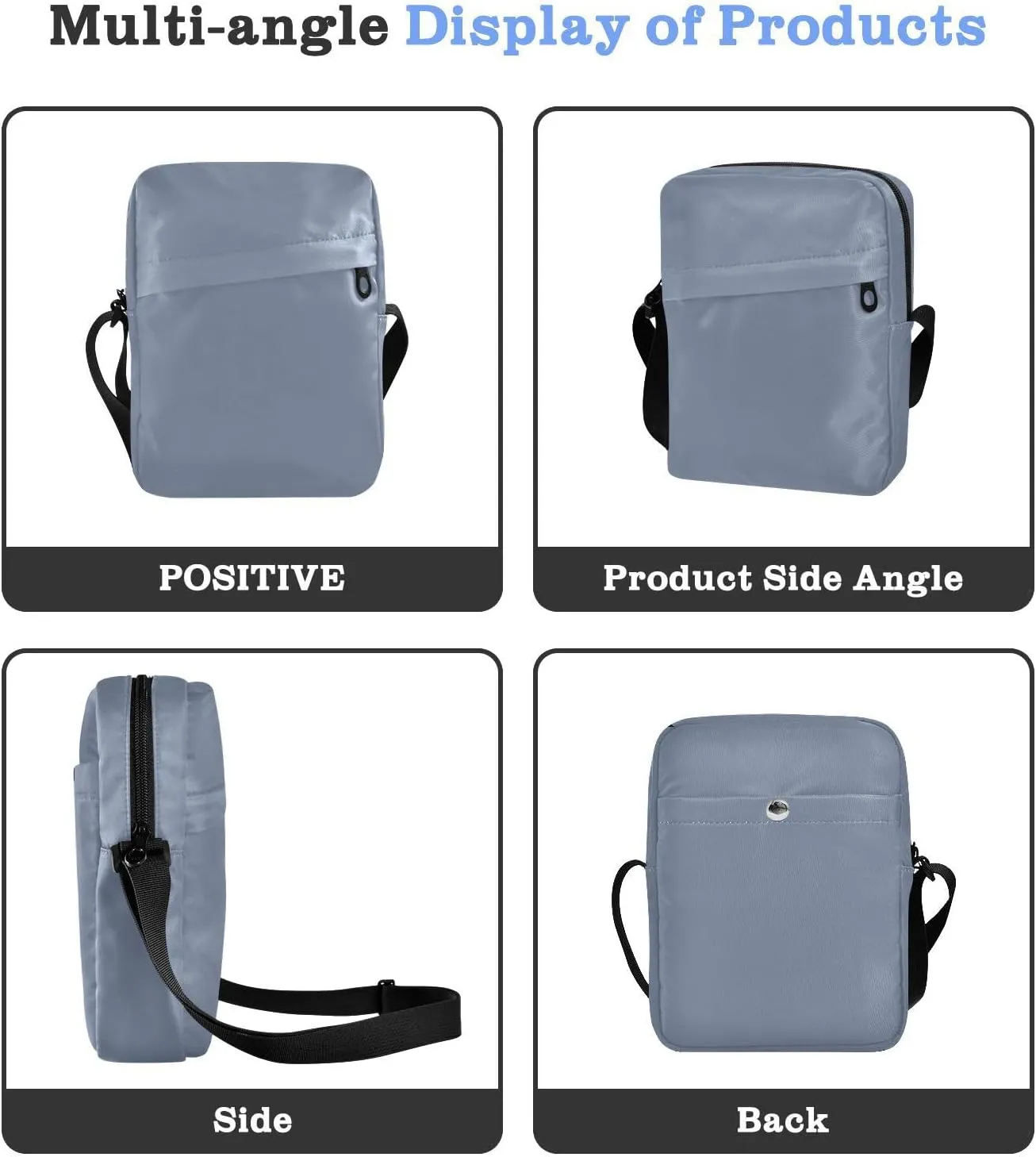 Sinestour Yellow Messenger Bag for Women Men Crossbody Shoulder Bag with Adjustable Strap for Work Business