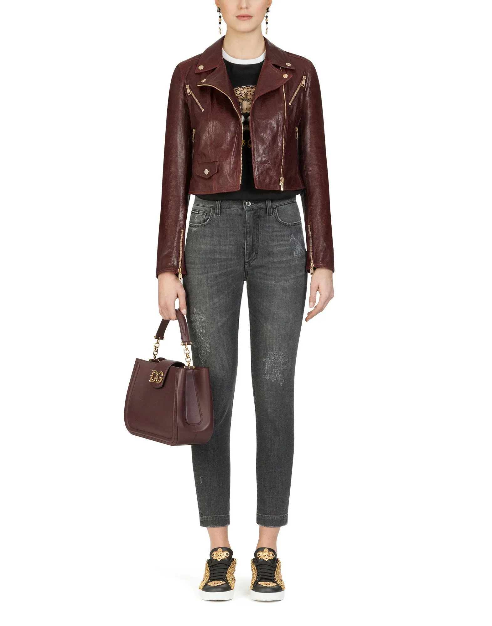 SMALL DG AMORE BAG IN CALFSKIN