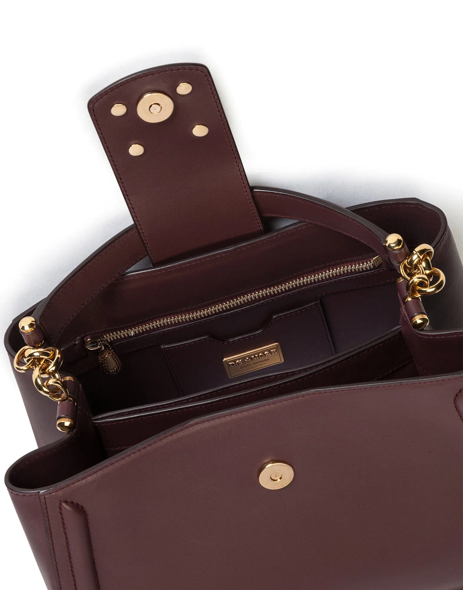 SMALL DG AMORE BAG IN CALFSKIN