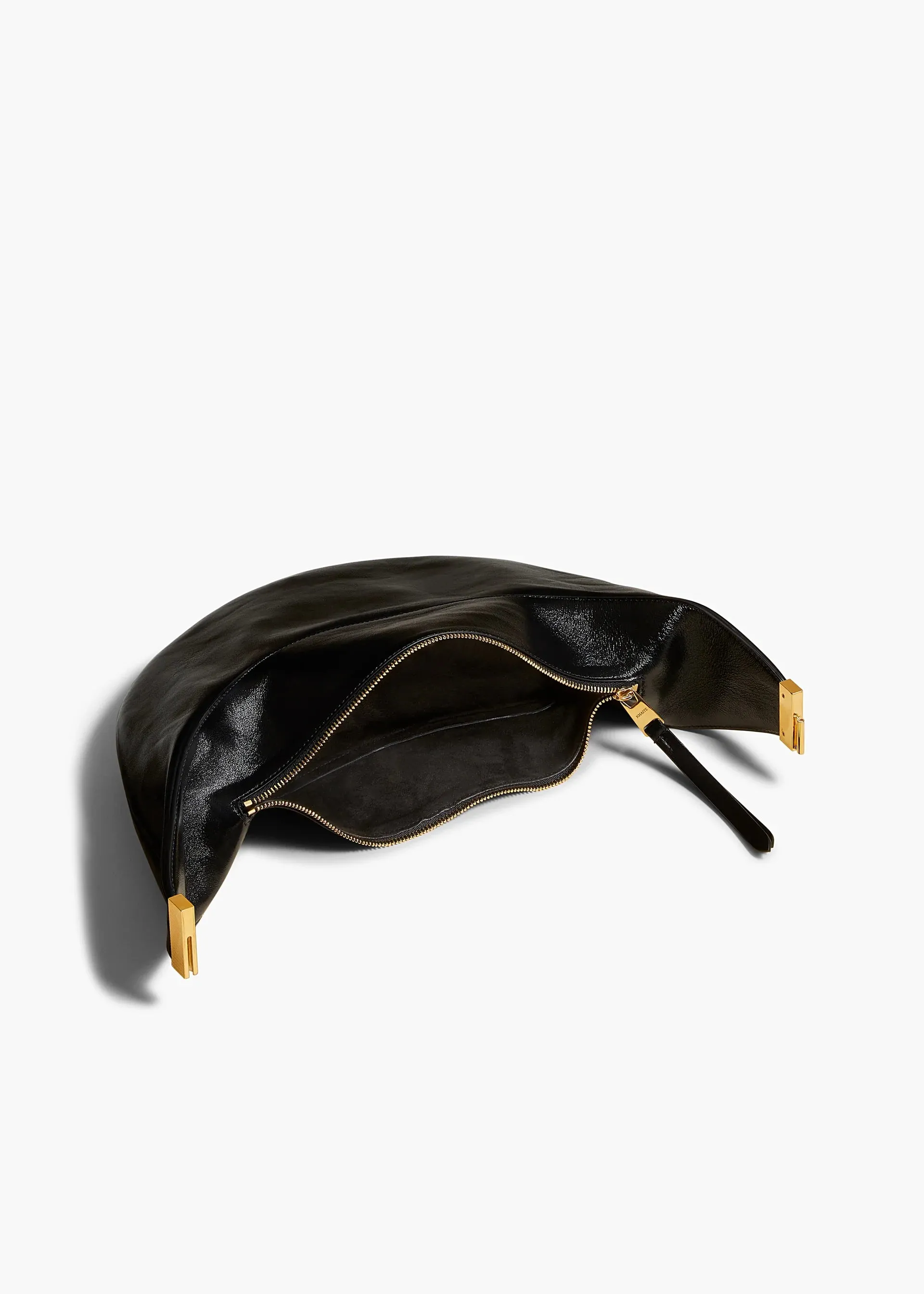 Small Olivia Hobo Bag in Patent Leather