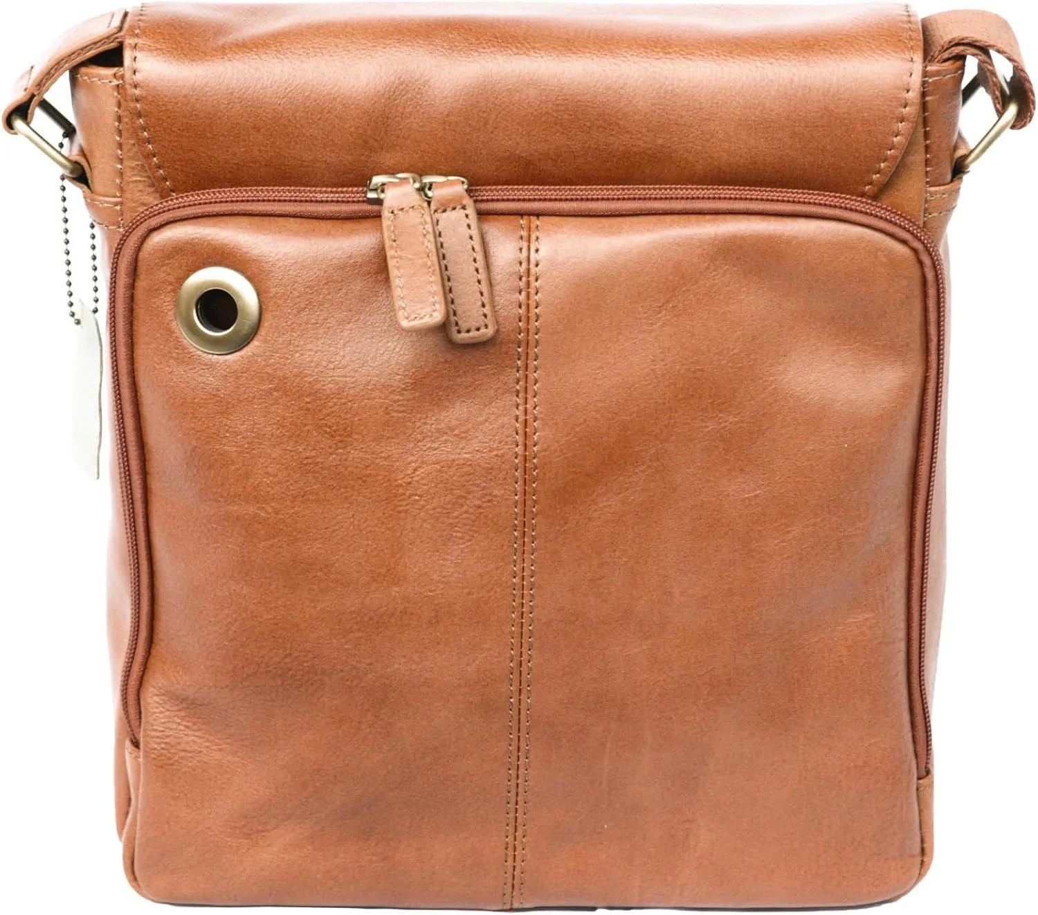 Soft Leather Cross Body Shoulder Bag Tablet Pocket Case Messenger Men Ladies