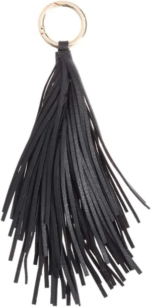 SOIMISS Leather Tassel Keychain Bag Charms - Women's Handbag Key Holder & Car Pendant