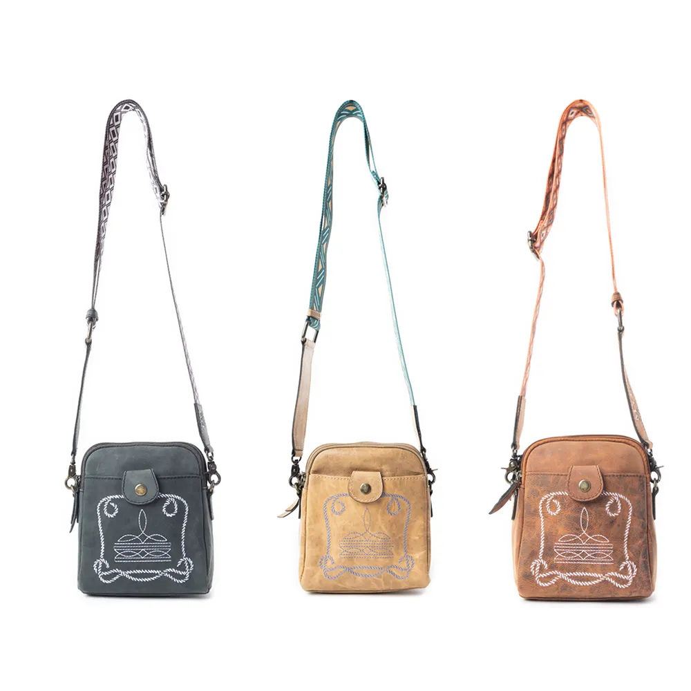 Starlight Rope Crossbody Bag In Black