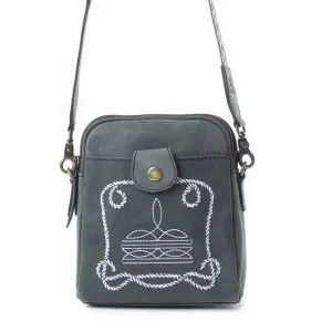 Starlight Rope Crossbody Bag In Black