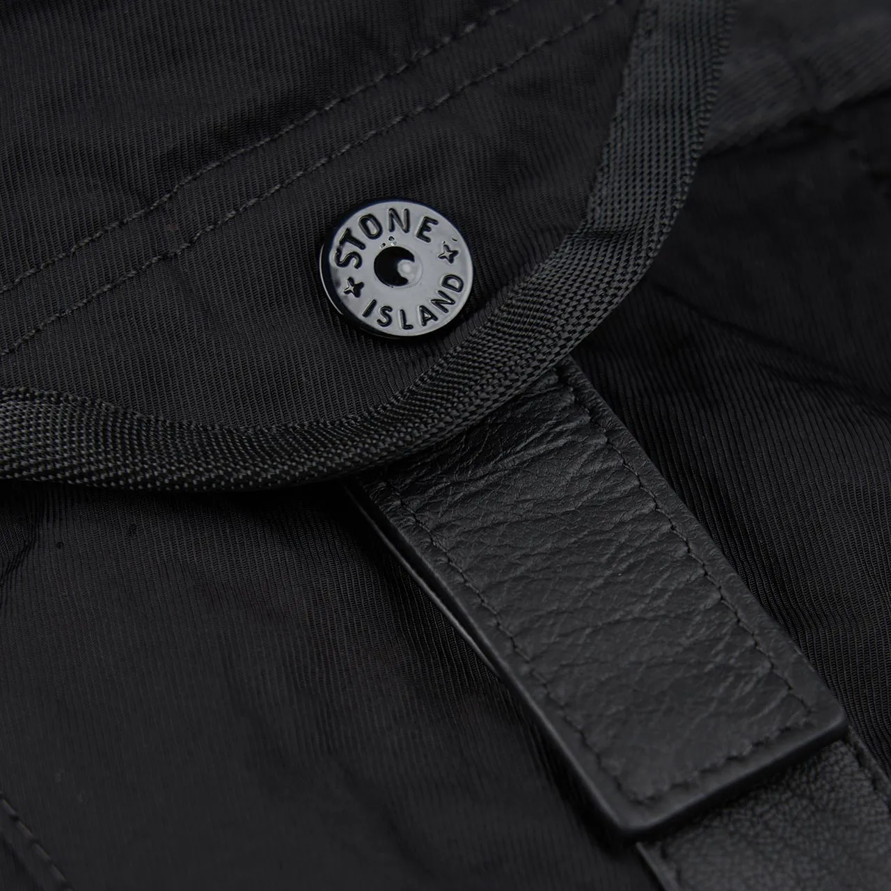 stone island backpack bag (black)
