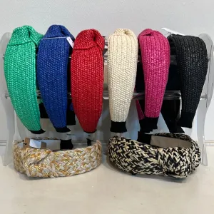 Straw Headbands