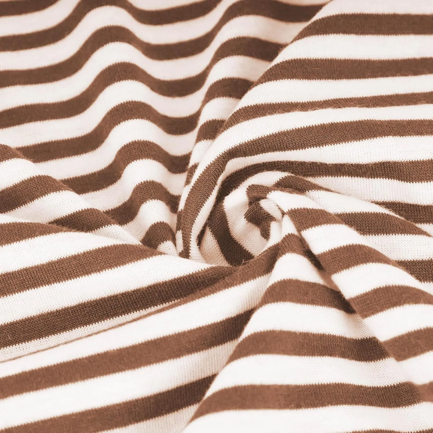 Striped Tshirt Women Crew Neck Print Short Sleeve Womens Summer Tops Color Block Knitted Trendy Pullover Blouses