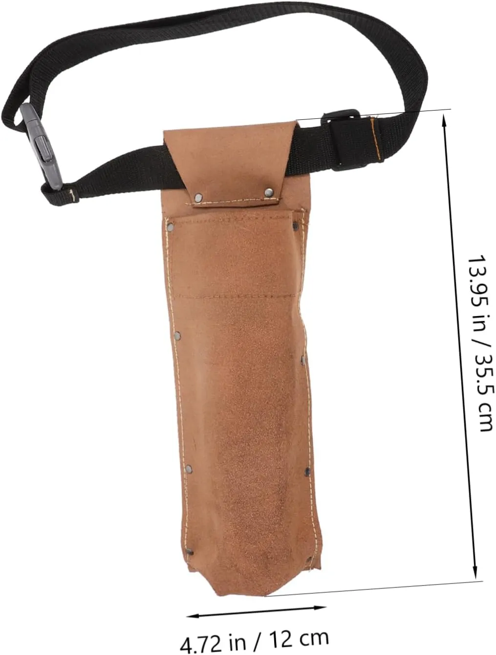 Stylish Leather Welding Rod Bag Flame-resistant Storage for Welding Rods