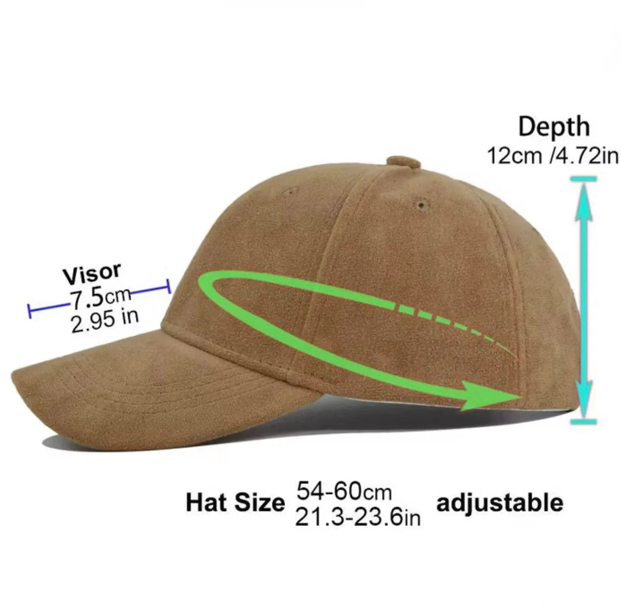 Suede Cap - Free Name Embroidery