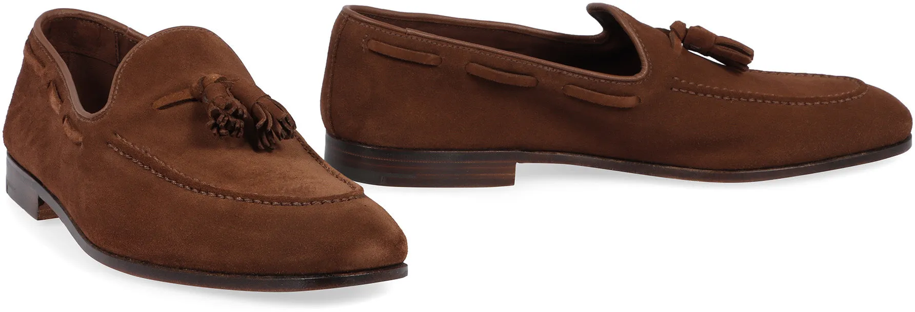 Suede loafers