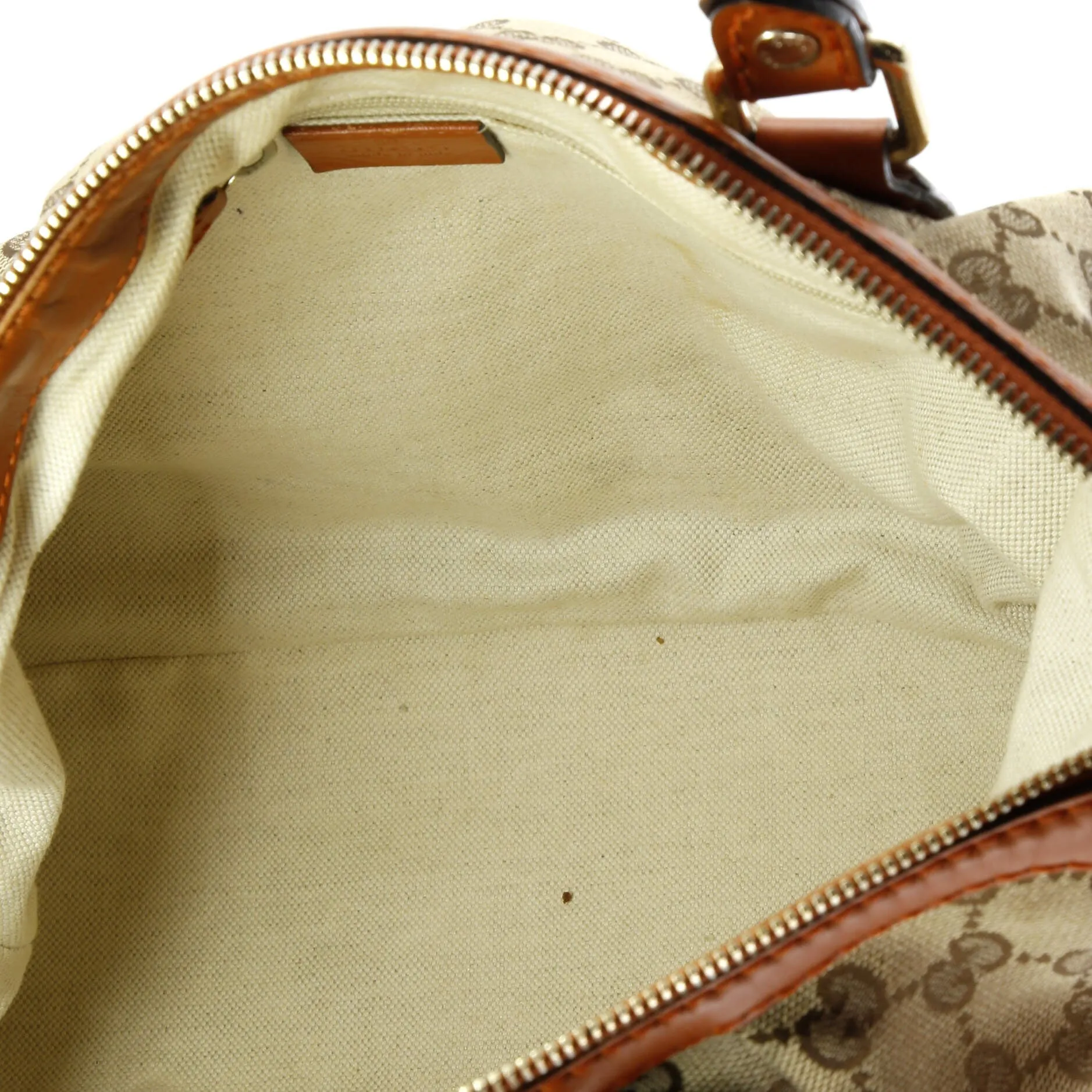 Sukey Top Handle Satchel GG Canvas with Leather Medium
