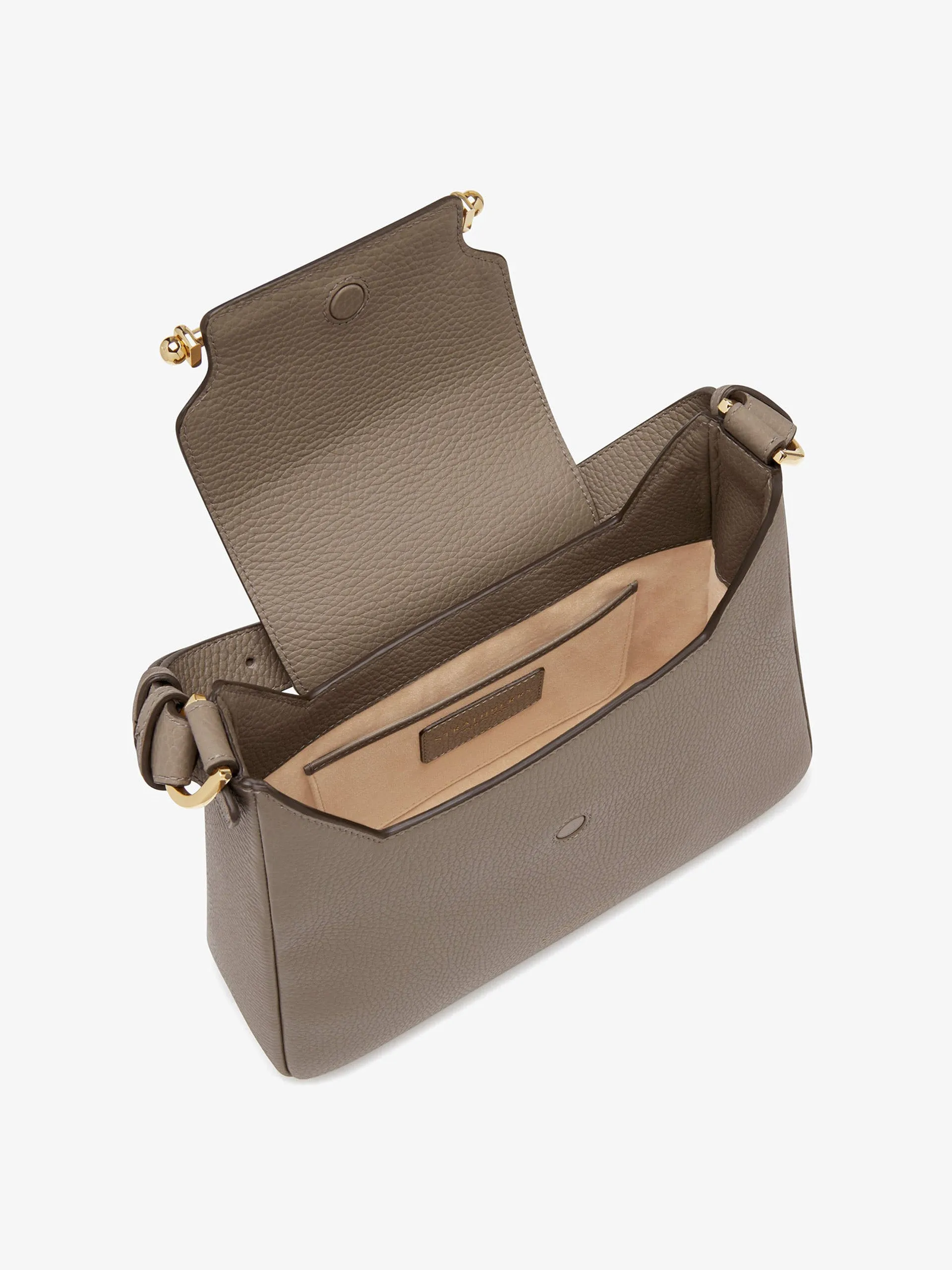 taupe Multress hobo shoulder bag