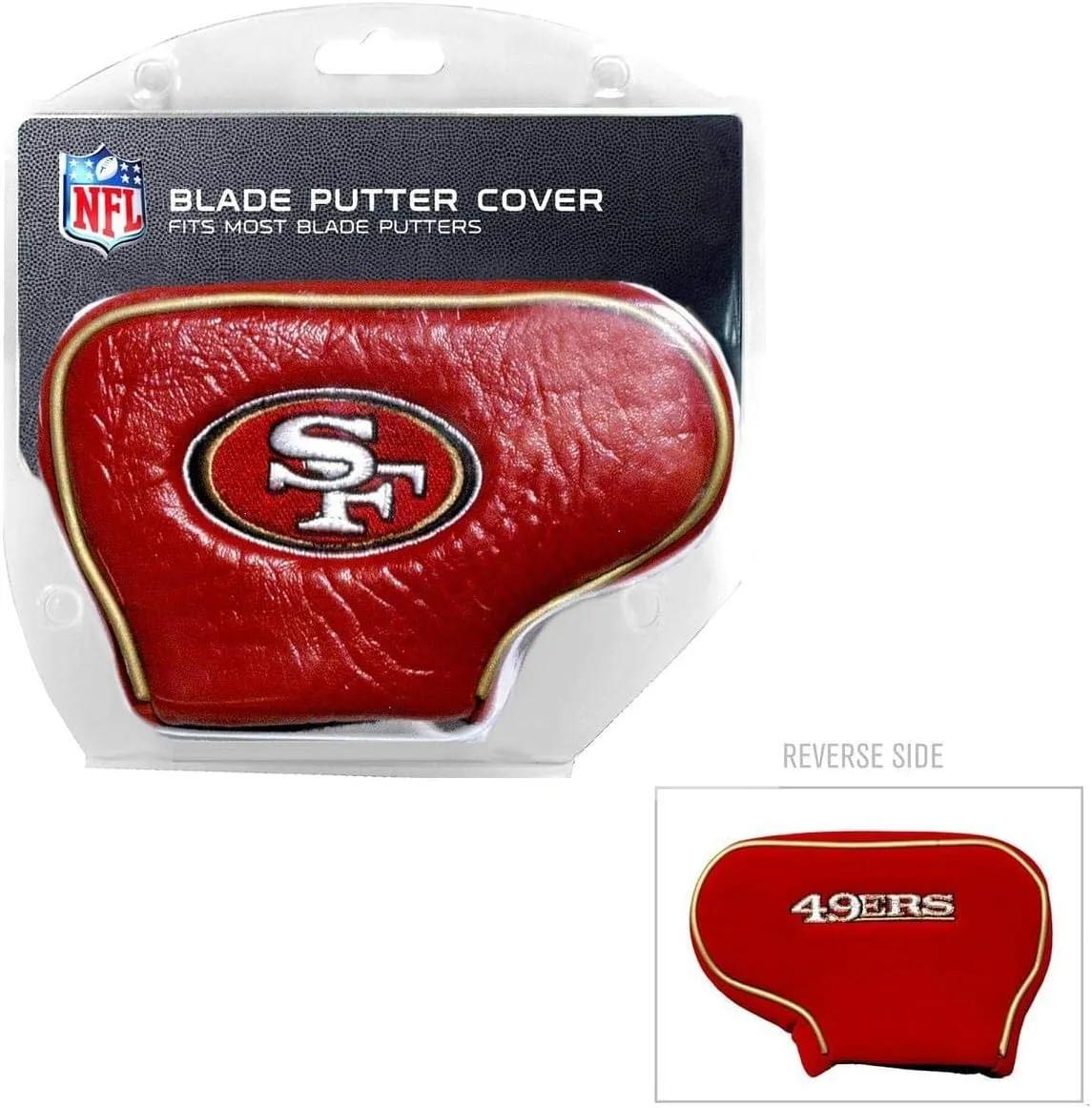 Team Golf NFL Golf Club Blade Putter Headcover, Fits Most Blade Putters, Scotty Cameron, Taylormade, Odyssey, Titleist, Ping, Callaway
