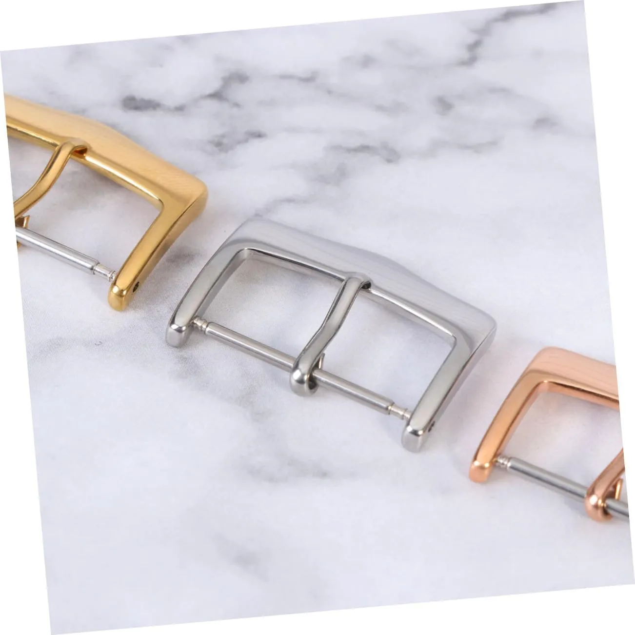 TENDYCOCO 6 Pcs Metal Watch Band Metal Strap Watch Clasp Pin Watch Accessories Watch Strap Watch Band Clasp