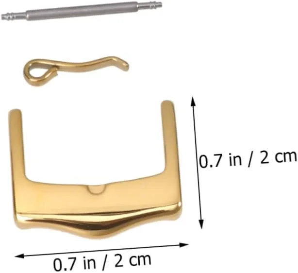 TENDYCOCO 6 Pcs Metal Watch Band Metal Strap Watch Clasp Pin Watch Accessories Watch Strap Watch Band Clasp
