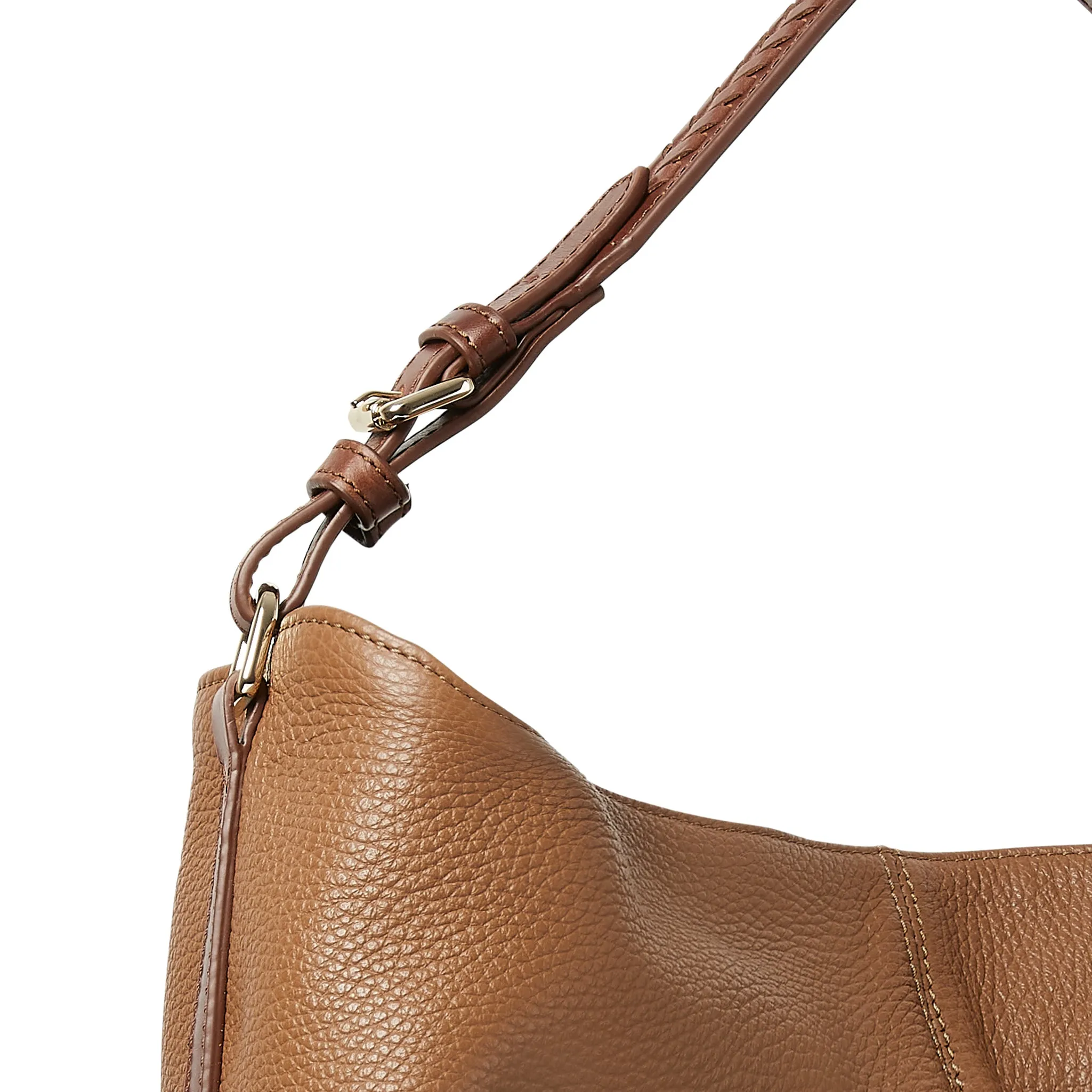 Tetbury Tote Handbag Pebbled Tan Leather