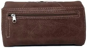 Texas West Western Style Rhinestone Concho Buckle Concealed Carry Purse Women Shoulder Bag in 5 colors