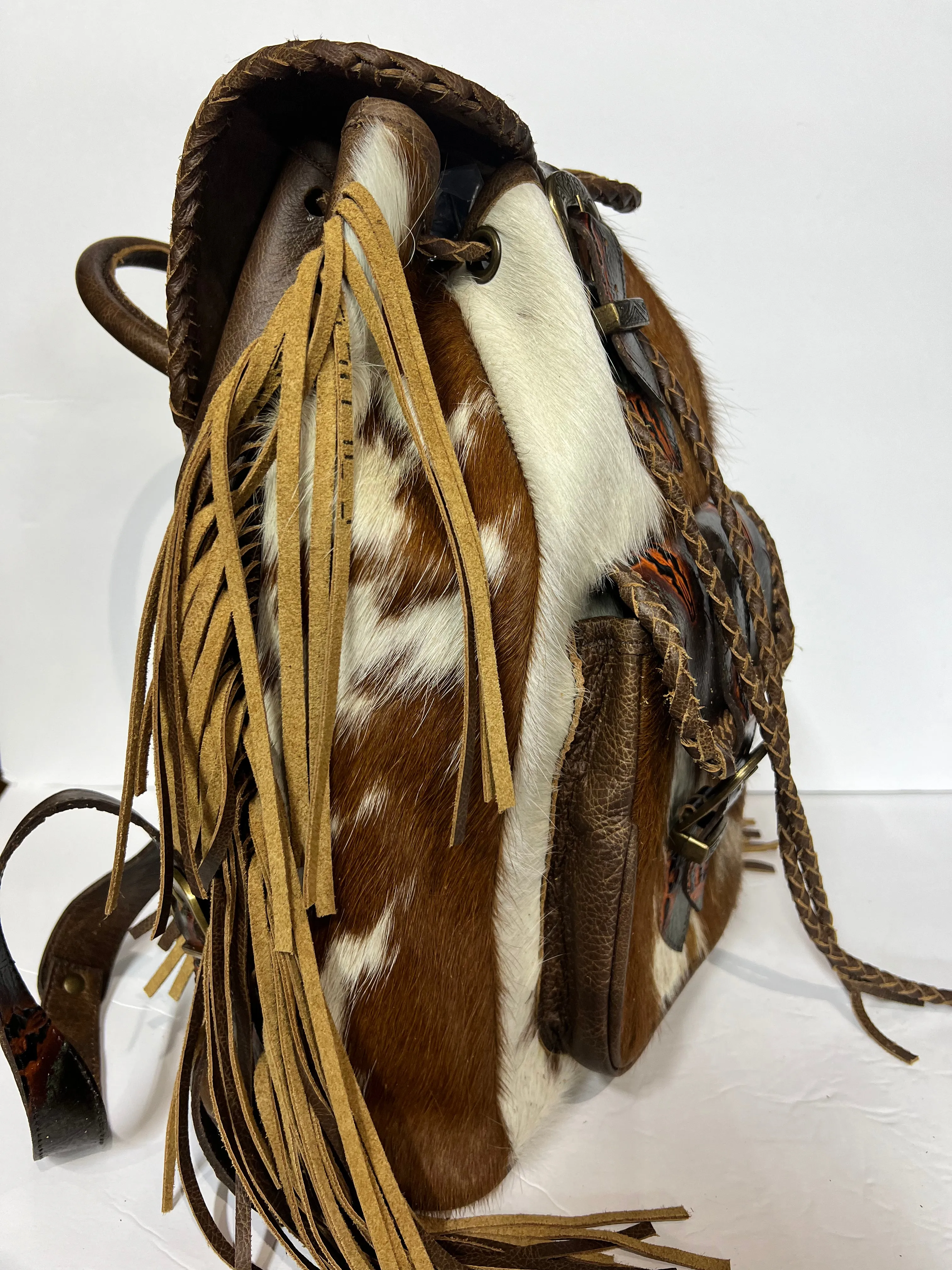 The Jody Deluxe Backpack with western buckles