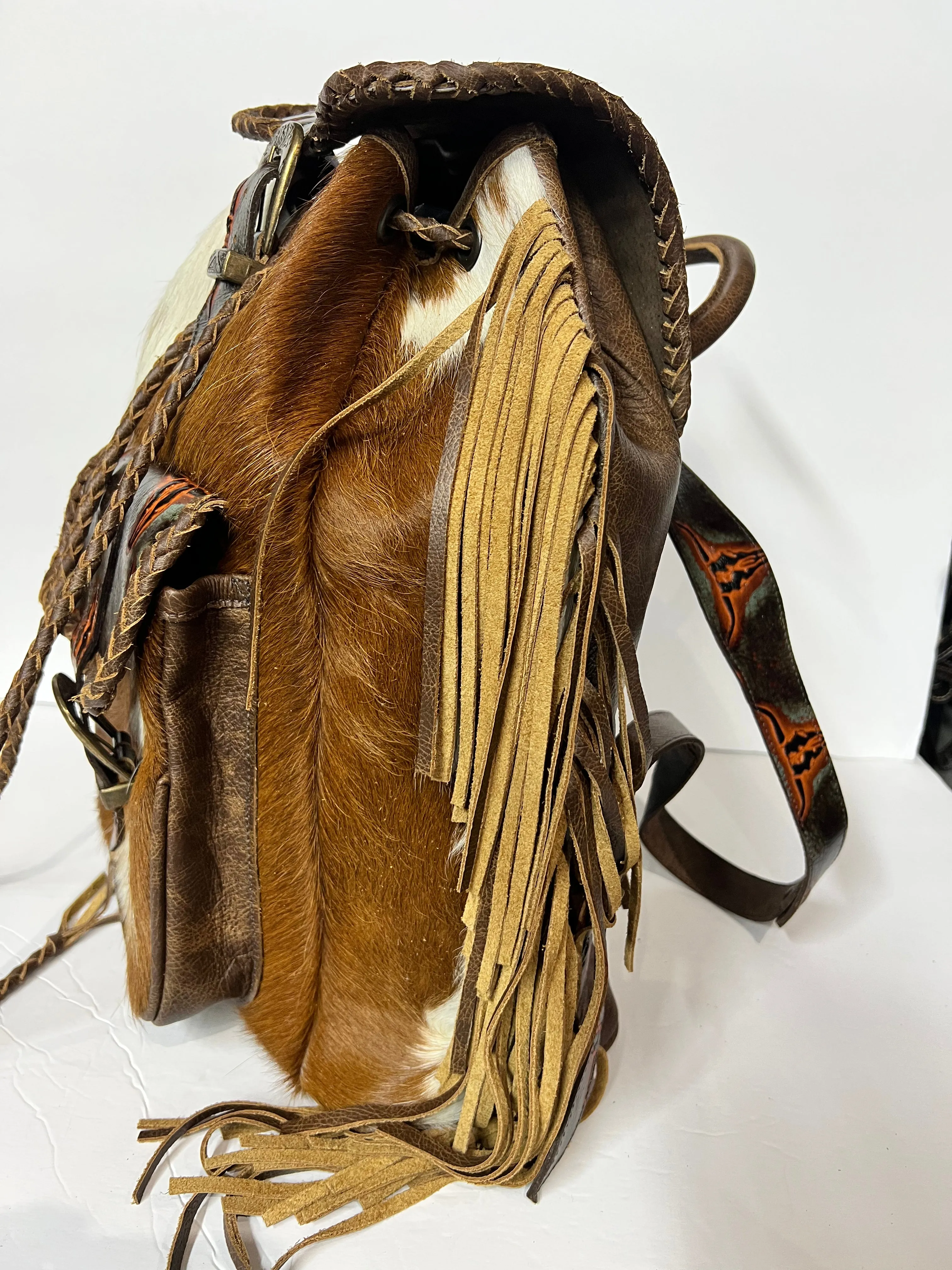 The Jody Deluxe Backpack with western buckles