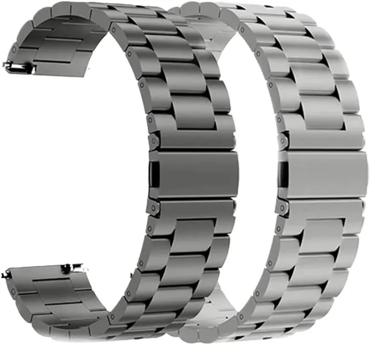 Titanium Metal Strap 22mm 20mm 18mm 16mm Watch Band Quick Release Universal Bracelet Smart Watch Replacement Wristband Business