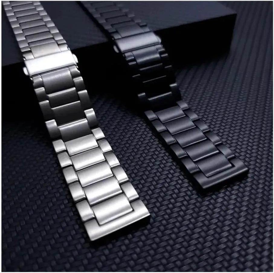 Titanium Metal Strap 22mm 20mm 18mm 16mm Watch Band Quick Release Universal Bracelet Smart Watch Replacement Wristband Business