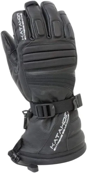 Torque Leather Snowmobile Glove, Black-2XL