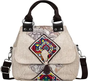 Tote Bag for Women With Zipper, Small Crossbody Bags for Women Trendy, Hand-Woven Shoulder Handbags