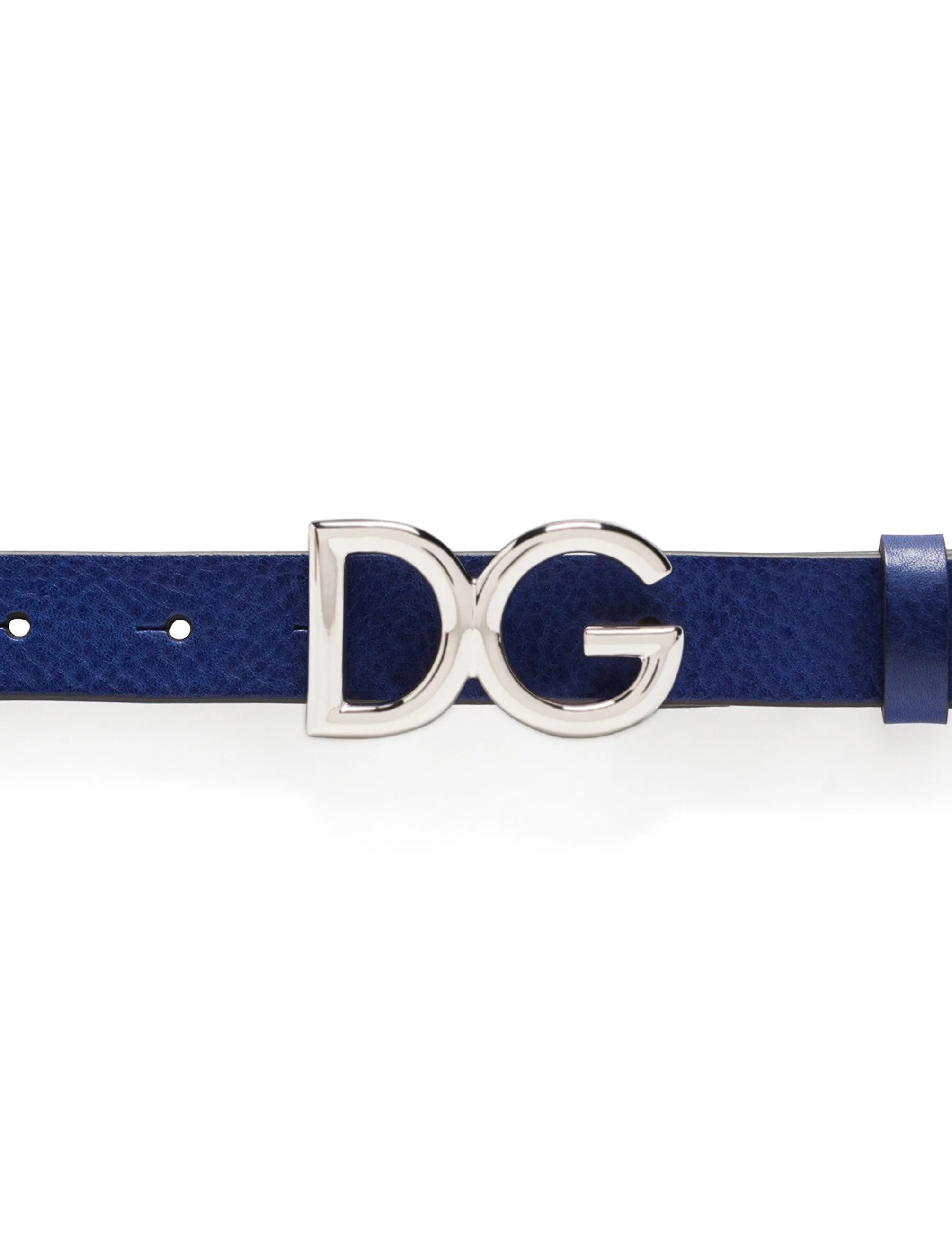 Tumbled leather belt
