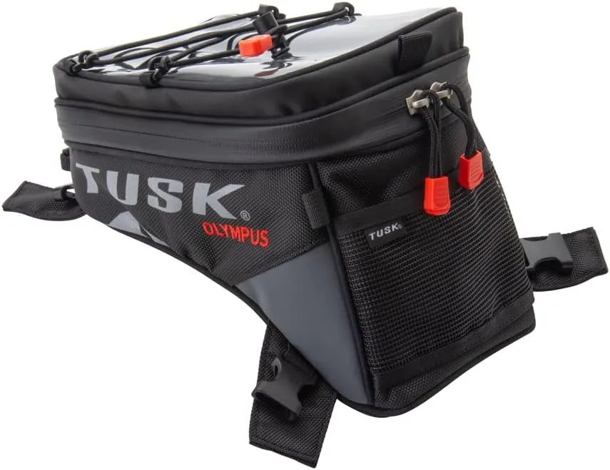 Tusk Olympus Tank Bag Small Black/Grey For TRIUMPH Tiger 1200 Explorer XC 2012-2015