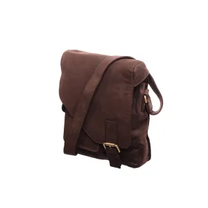 Uni-sex Flapover Cross Body - 'Madagascar' -  (New England Buff)