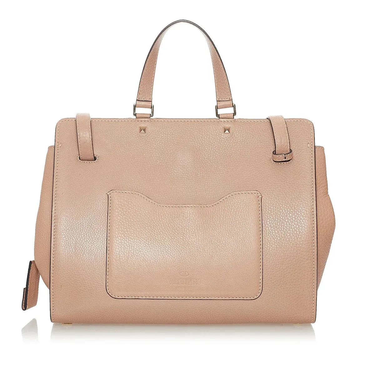 VALENTINO GARAVANI JOYLOCK CALFSKIN LEATHER SATCHEL