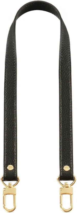 VanEnjoy Full Grain Leather Shoulder Strap Replacement with 2 Square Locks -Extended Version (Expresso)