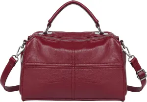 VASCHY Crossbody Bags for Women, Vegan Leather Top Handle Satchel Handbag Fashion Shoulder Bag Purse