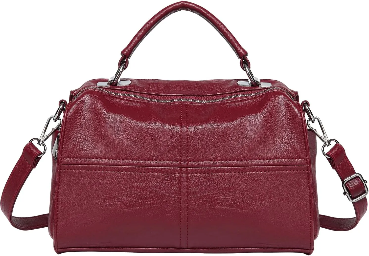 VASCHY Crossbody Bags for Women, Vegan Leather Top Handle Satchel Handbag Fashion Shoulder Bag Purse
