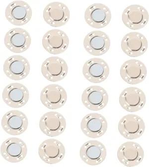Veemoon 1set Coat Buttons Fastener Press Studs for DIY Crafting Durable and Material Easy to Use Suitcase Buttons Reliable Closure for Bags and Clothing 15pairs