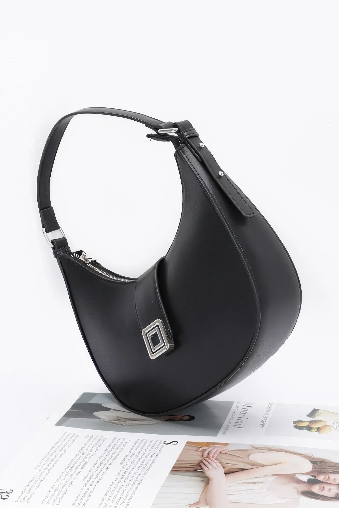 Vegan Leather Hobo Bag